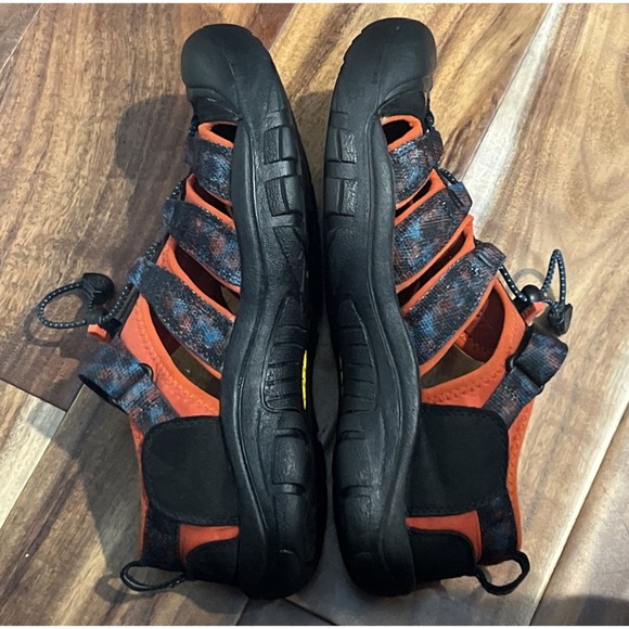 Keen Newport H2 Sandals Womens 6 Hiking Water Orange/Blue Multicolor‎ Waterproof - Picture 4 of 7